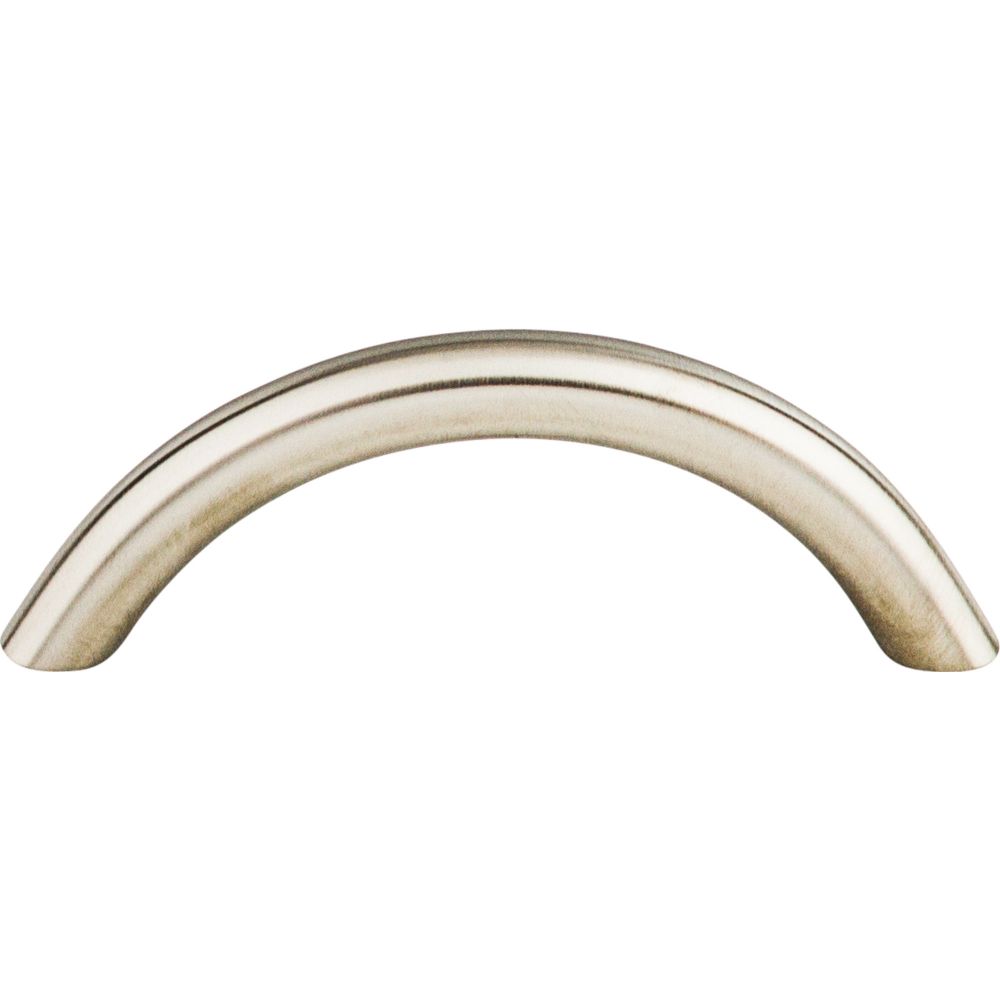 Top Knobs SS13 Solid Bowed Bar Pull 3" (c-c) - Brushed Stainless Steel