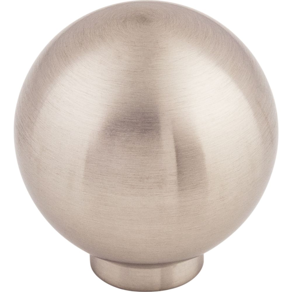 Top Knobs SS18 Ball Knob 1" - Brushed Stainless Steel