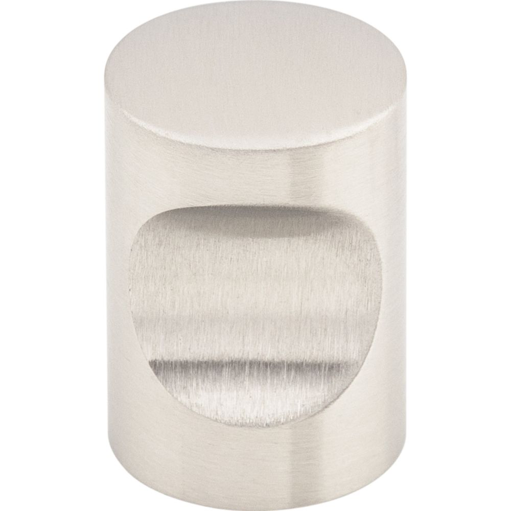 Top Knobs SS20 Indent Knob 5/8" - Brushed Stainless Steel