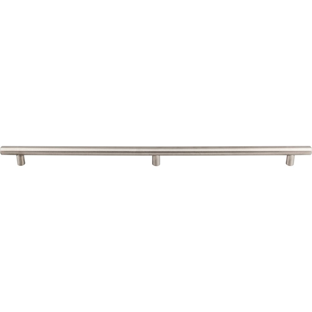 Top Knobs SSH10 Hollow Bar Pull 3 posts 2x15 3/8" (c-c) - Brushed Stainless Steel