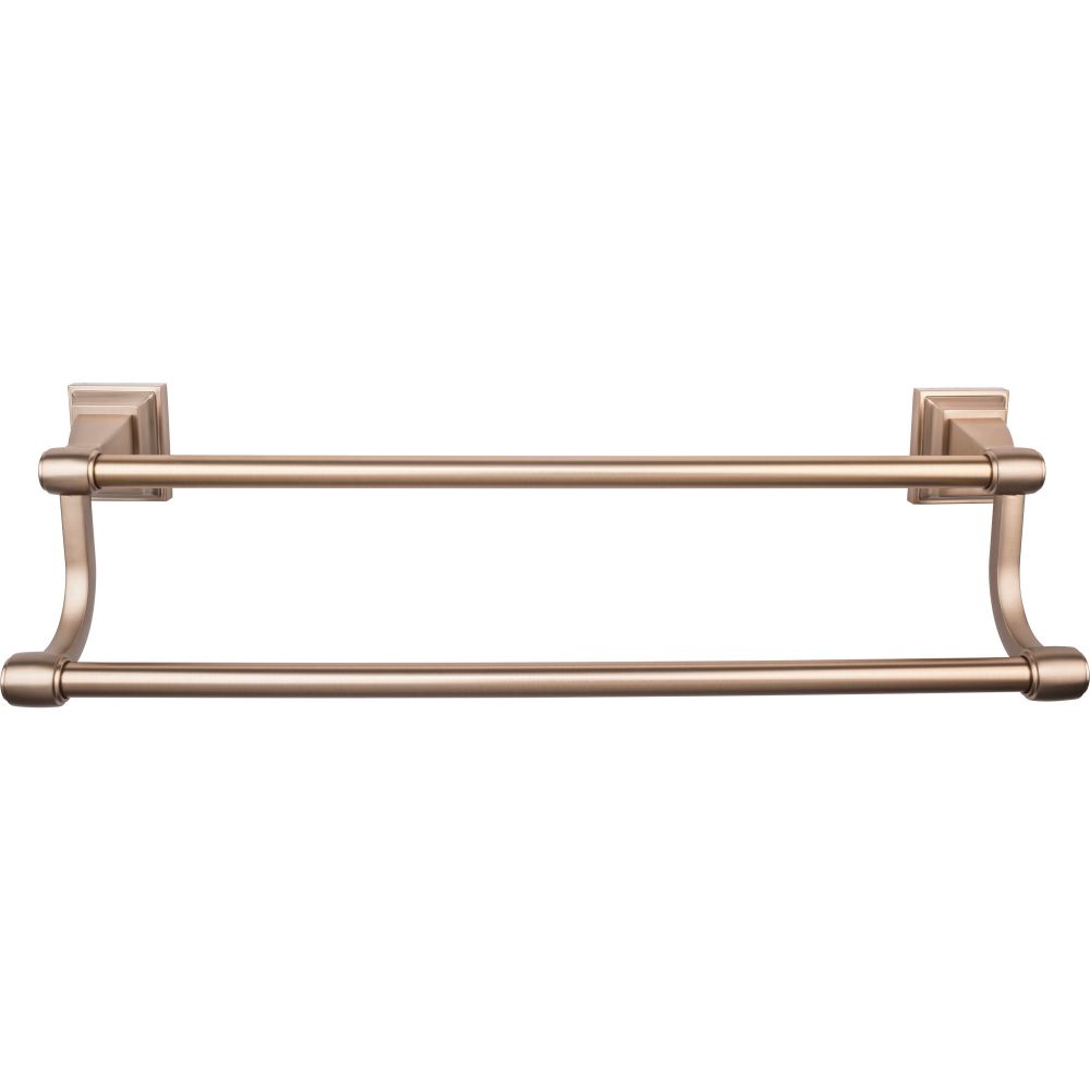 Top Knobs STK11BB Stratton Bath 30" Double Towel Bar - Brushed Bronze
