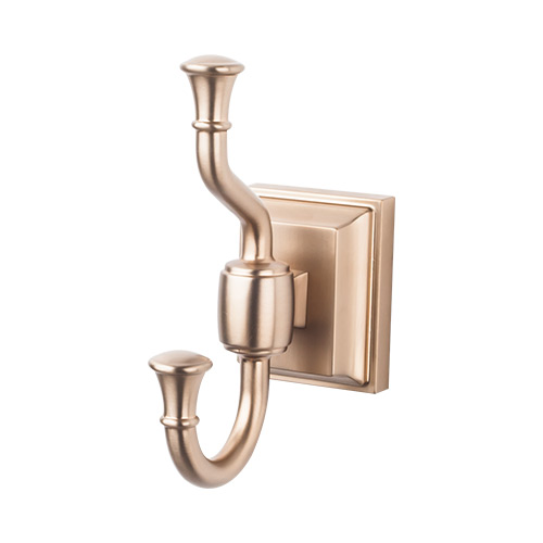 Top Knobs STK2BB Stratton Bath Double Hook - Brushed Bronze