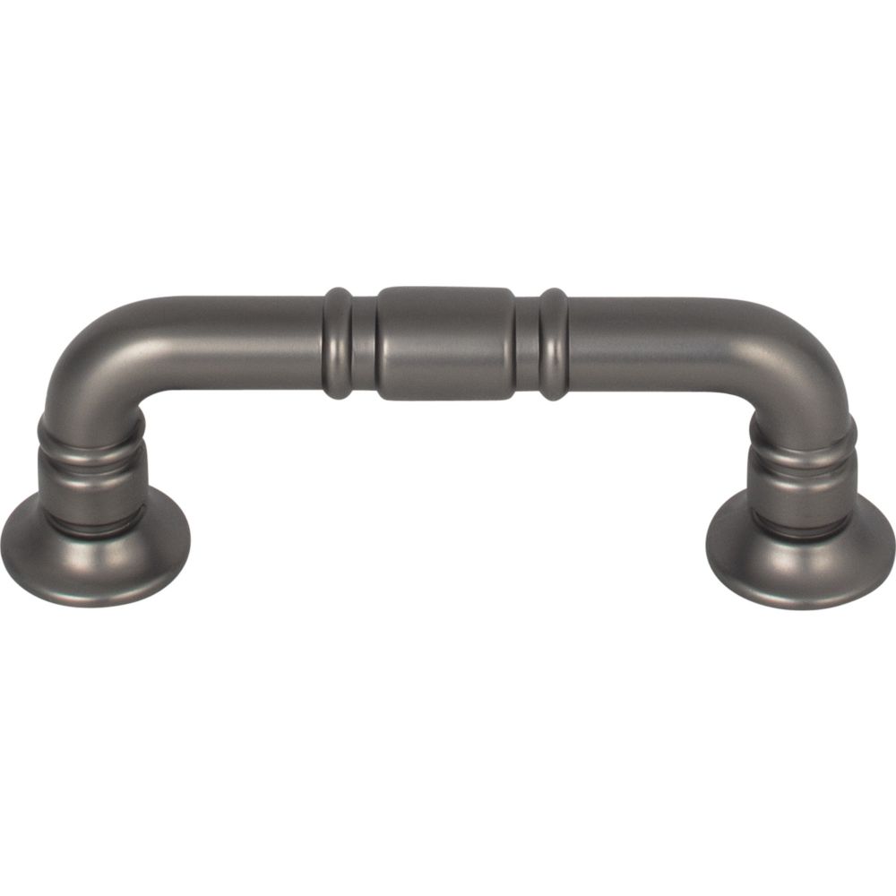 Top Knobs TK1001AG Grace Kent Pull 3 Inch - Ash Gray