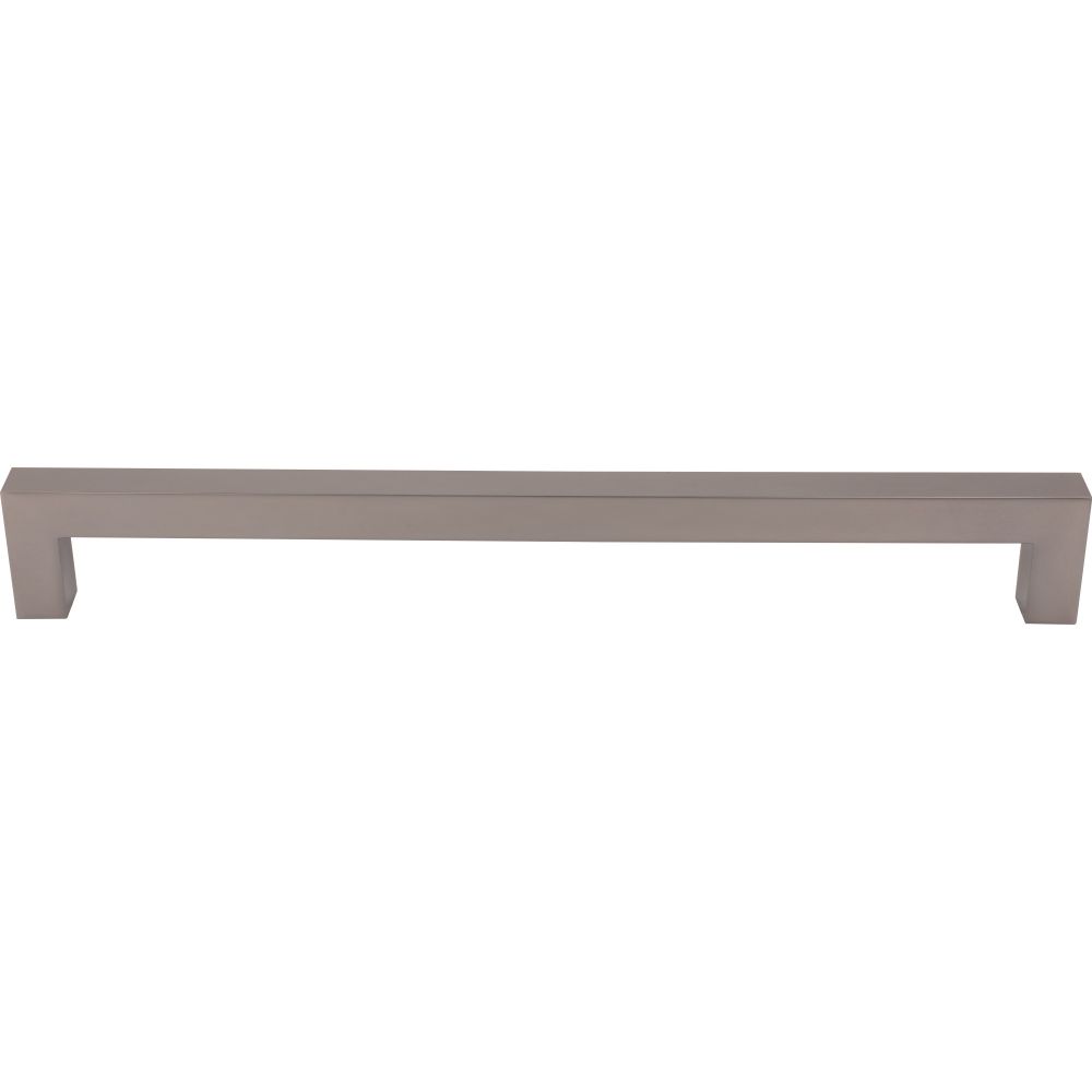 Top Knobs TK164AG Square Appliance Pull 12 Inch (c-c) - Ash Gray