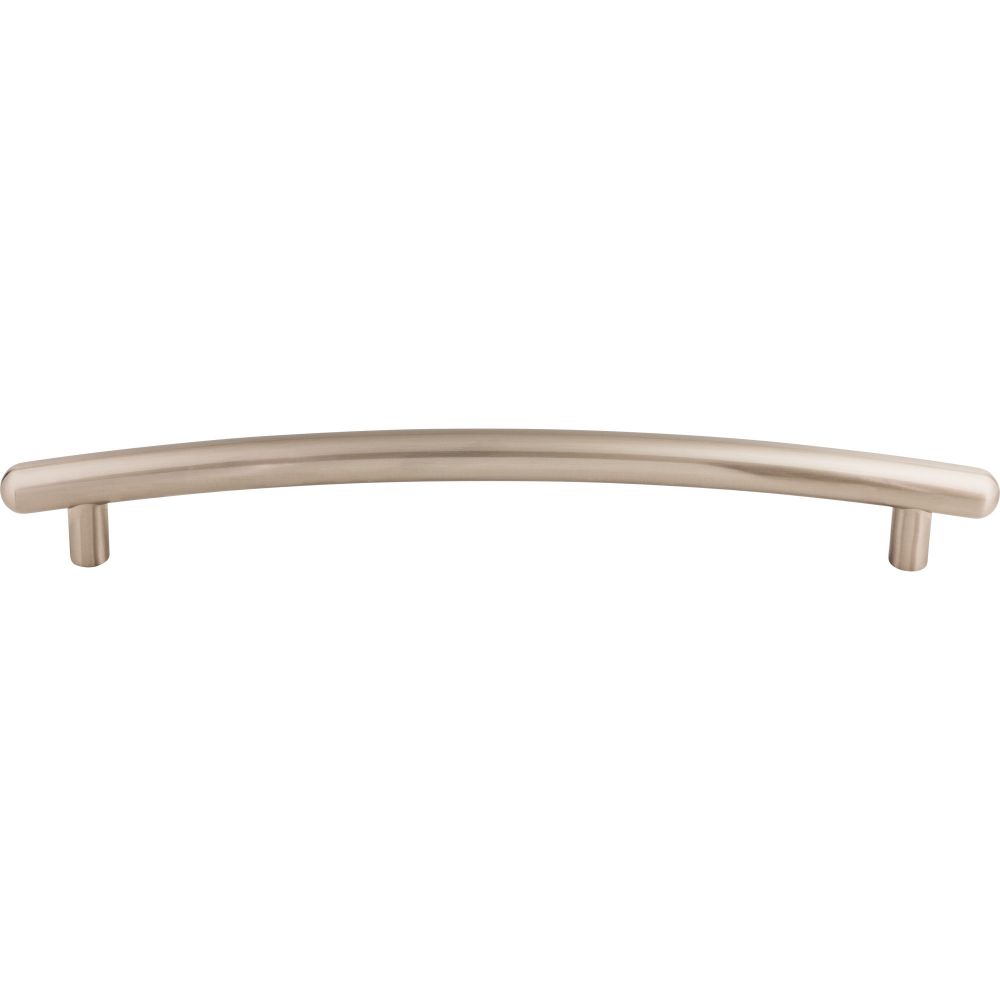 Top Knobs TK170BSN Curved Appliance Pull 12" (c-c) - Brushed Satin Nickel