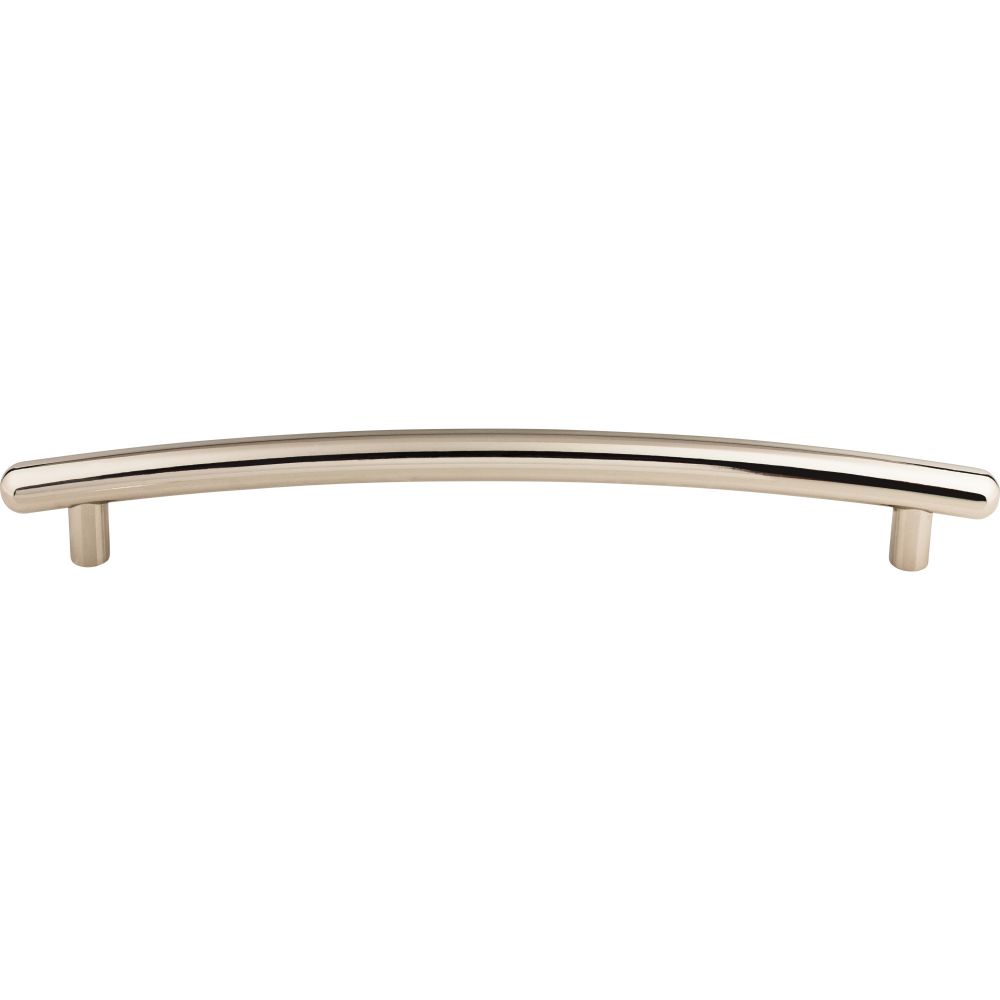 Top Knobs TK170PN Curved Appliance Pull 12" (c-c) - Polished Nickel