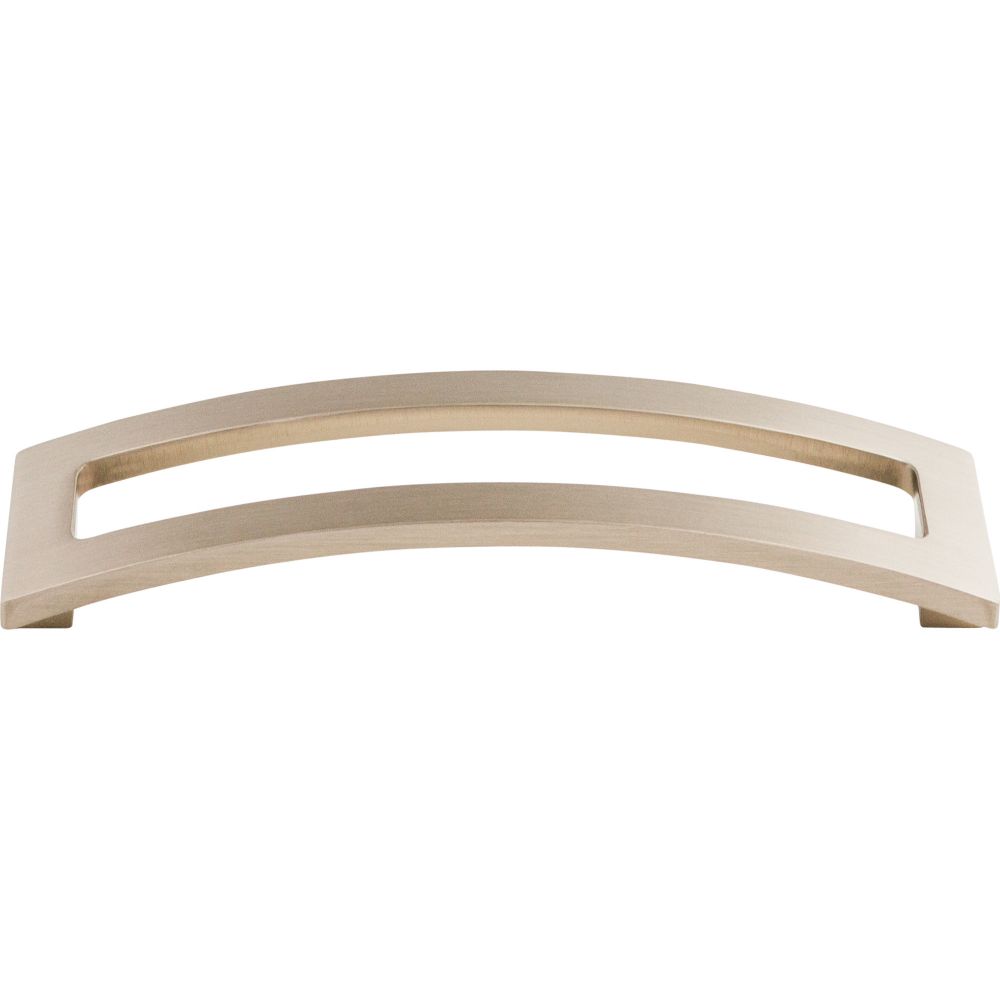 Top Knobs TK247BSN Euro Arched Pull 5" (c-c) - Brushed Satin Nickel
