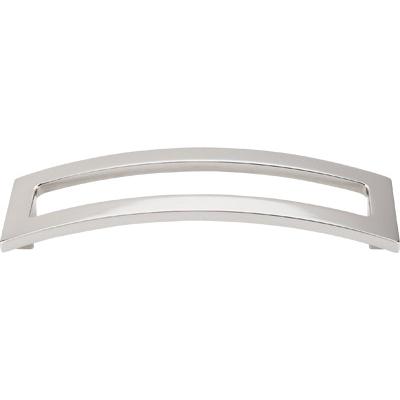 Top Knobs TK247PN Euro Arched Pull 5" (c-c) - Polished Nickel