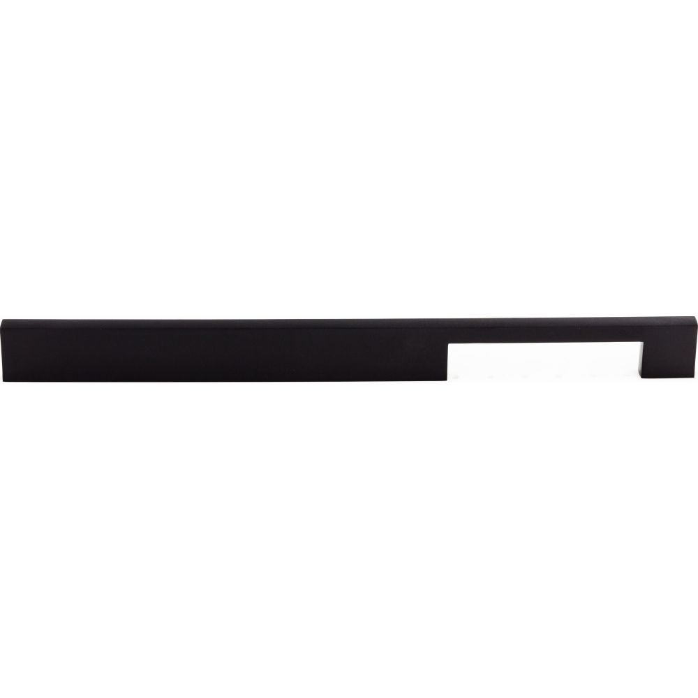 Top Knobs TK25BLK Linear Pull 12" (c-c) - Flat Black