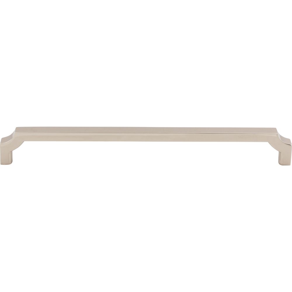 Top Knobs TK3025PN Davenport Pull 8 13/16 Inch - Polished Nickel