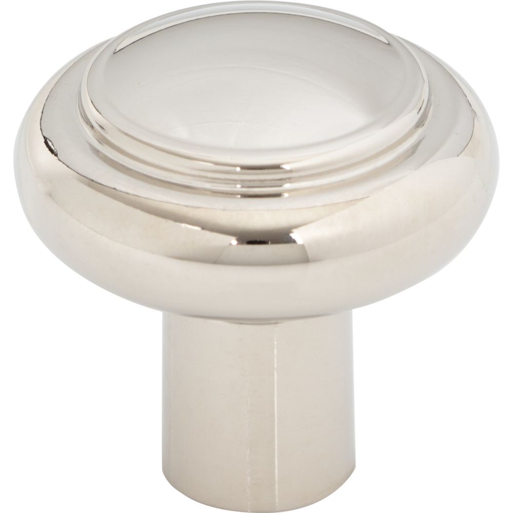 Top Knobs TK3110PN Clarence Knob 1 1/4 Inch Polished Nickel