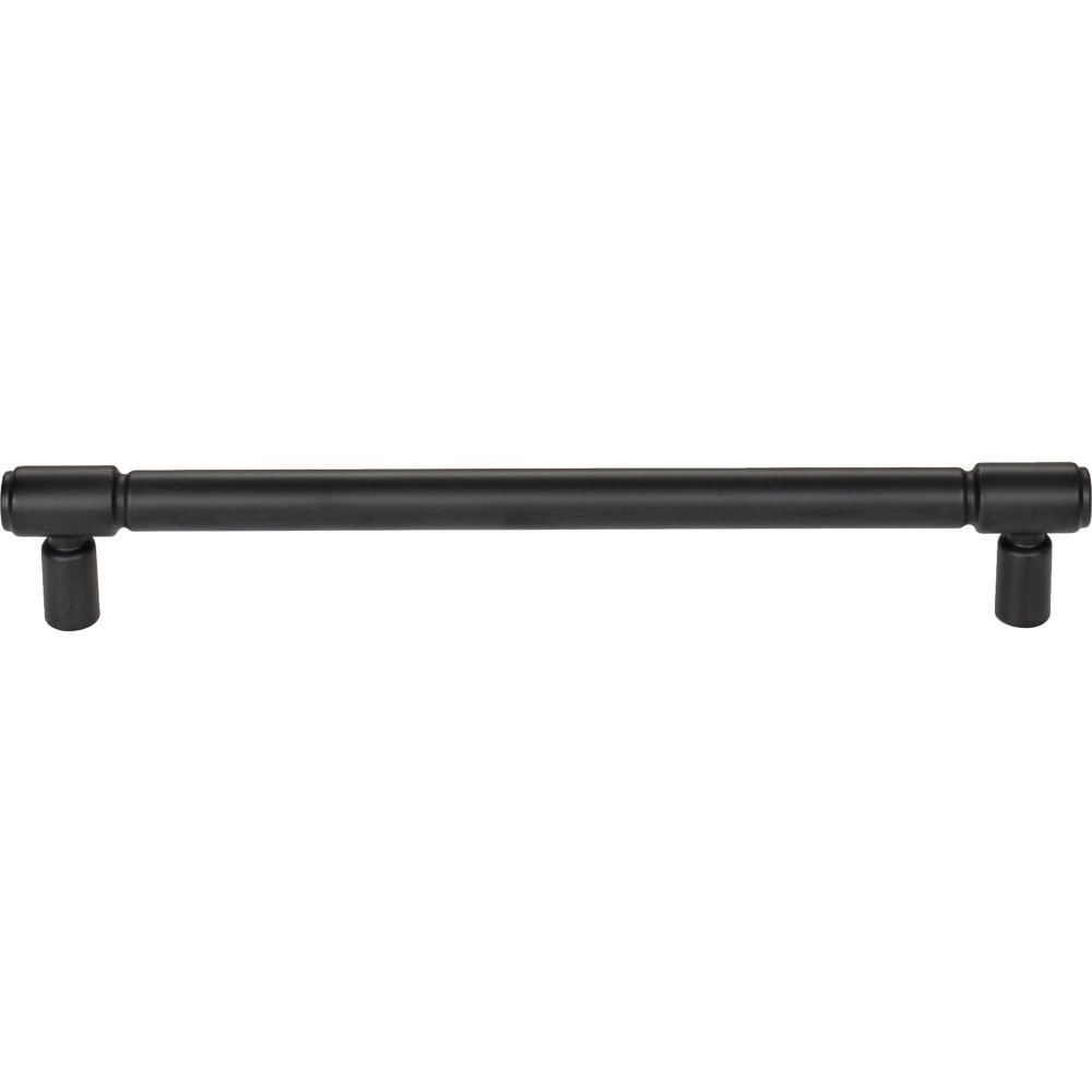 Top Knobs TK3115BLK Clarence Pull 7 9/16 Inch (c-c) Flat Black