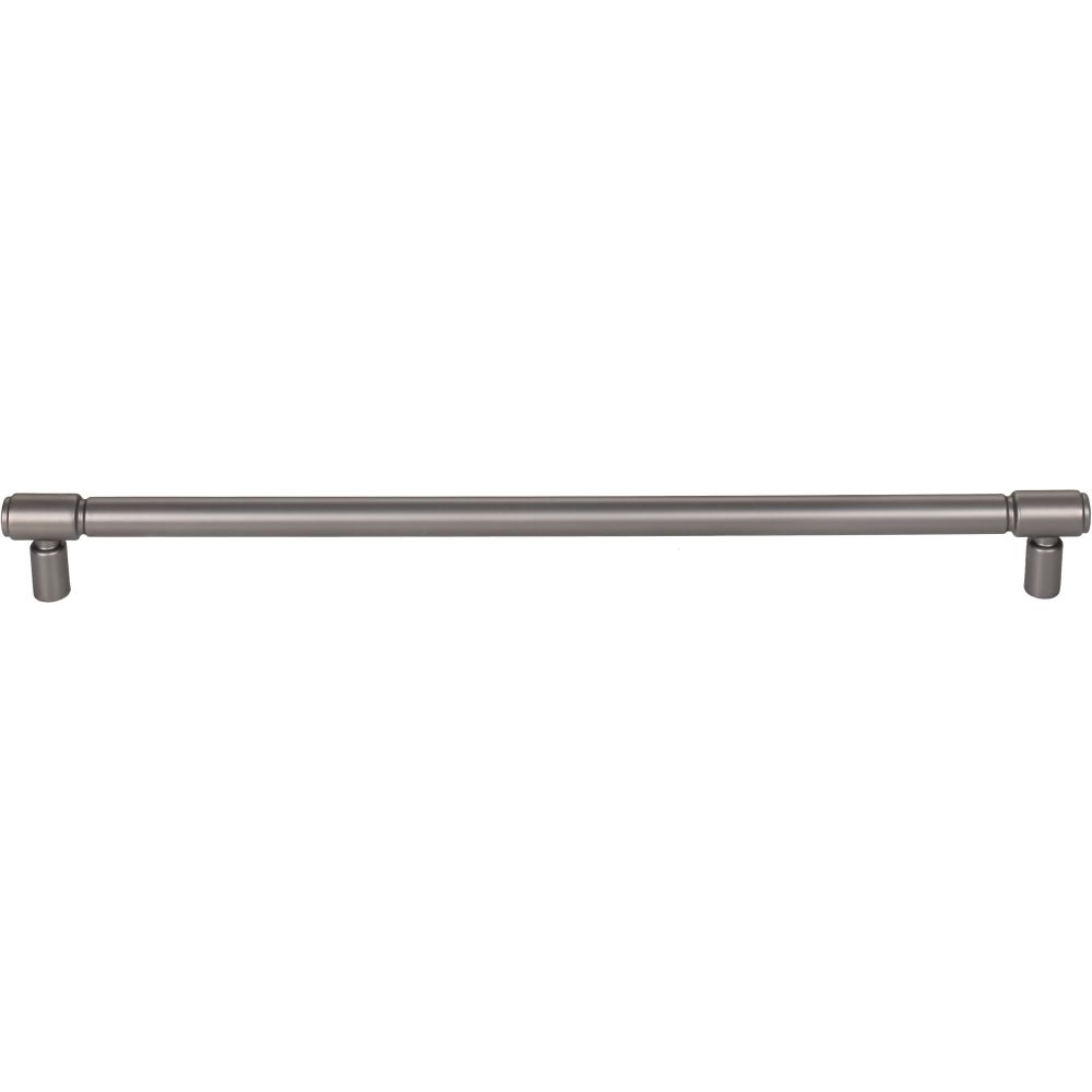 Top Knobs TK3117AG Clarence Pull 12" Center to Center in Ash Gray