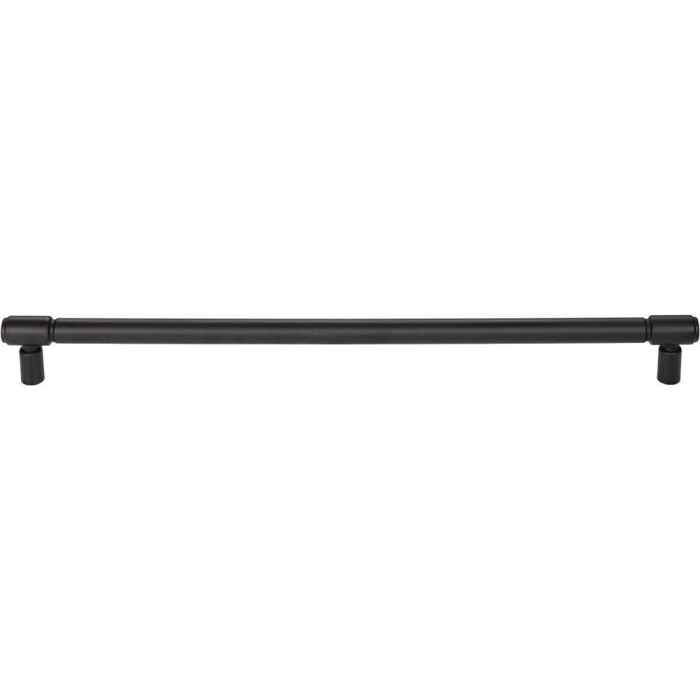 Top Knobs TK3117BLK Clarence Pull 12 Inch (c-c) Flat Black
