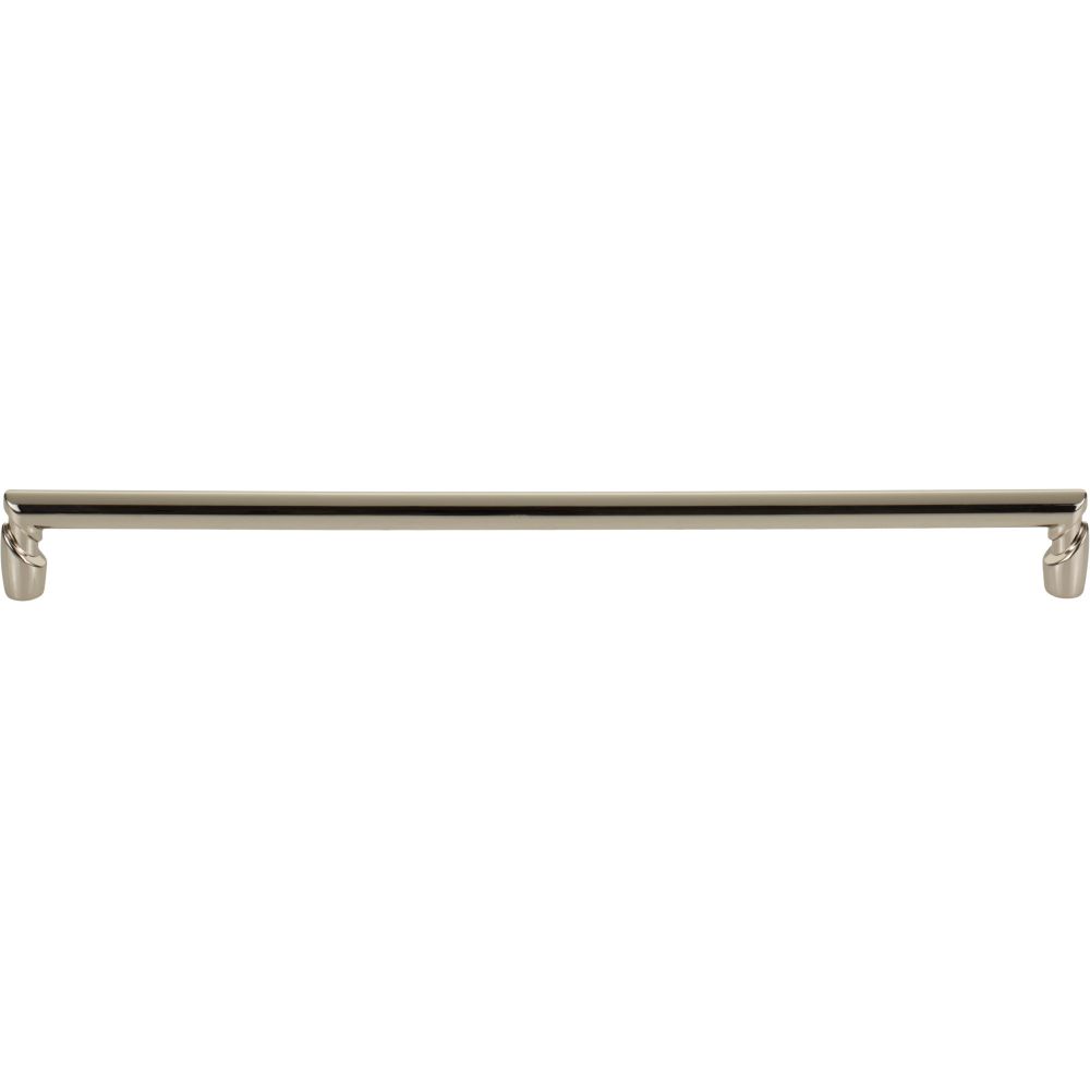 Top Knobs TK3137PN Florham Pull 12" Center to Center in Polished Nickel