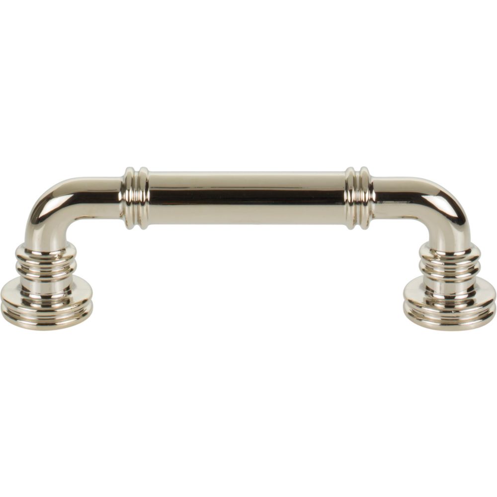 Top Knobs TK3141PN Cranford Pull 3 3/4" Center to Center in Polished Nickel