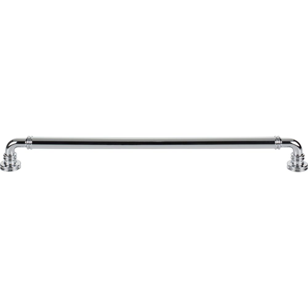 Top Knobs TK3146PC Cranford Pull 12" Center to Center in Polished Chrome