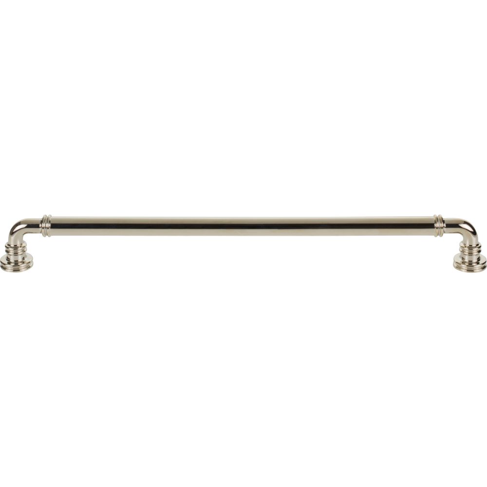Top Knobs TK3146PN Cranford Pull 12" Center to Center in Polished Nickel