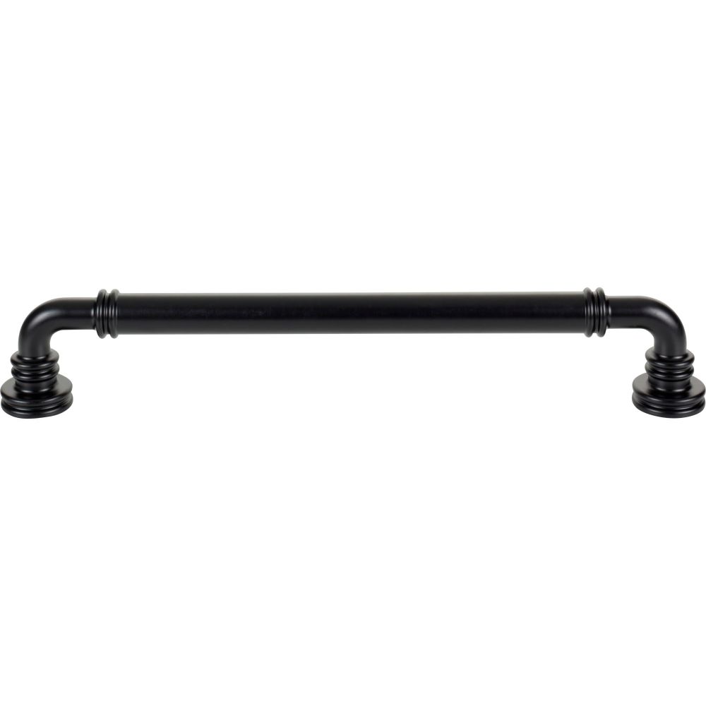 Top Knobs TK3147BLK Cranford Appliance Pull 12" Center to Center in Flat Black
