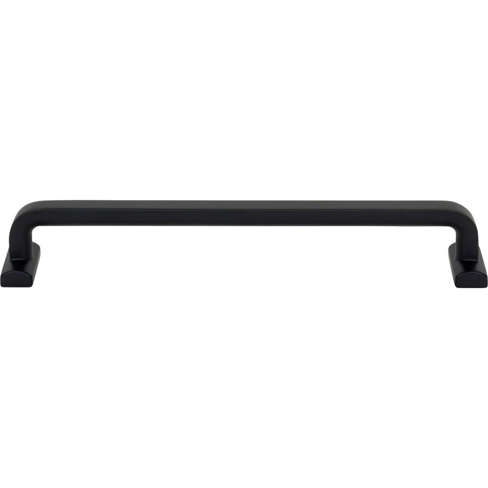Top Knobs TK3165BLK Harrison Pull 7 9/16" Center to Center in Flat Black