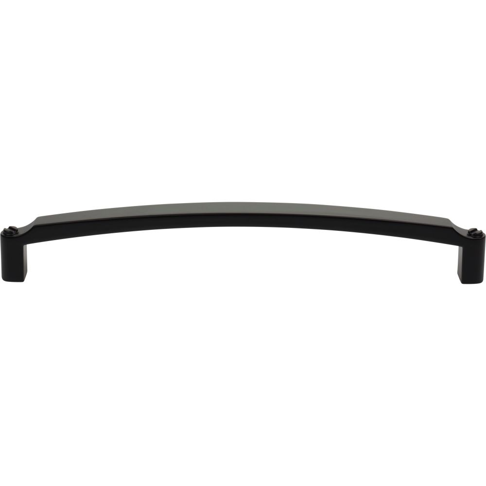 Top Knobs TK3177BLK Haddonfield Appliance Pull 12" Center to Center in Flat Black