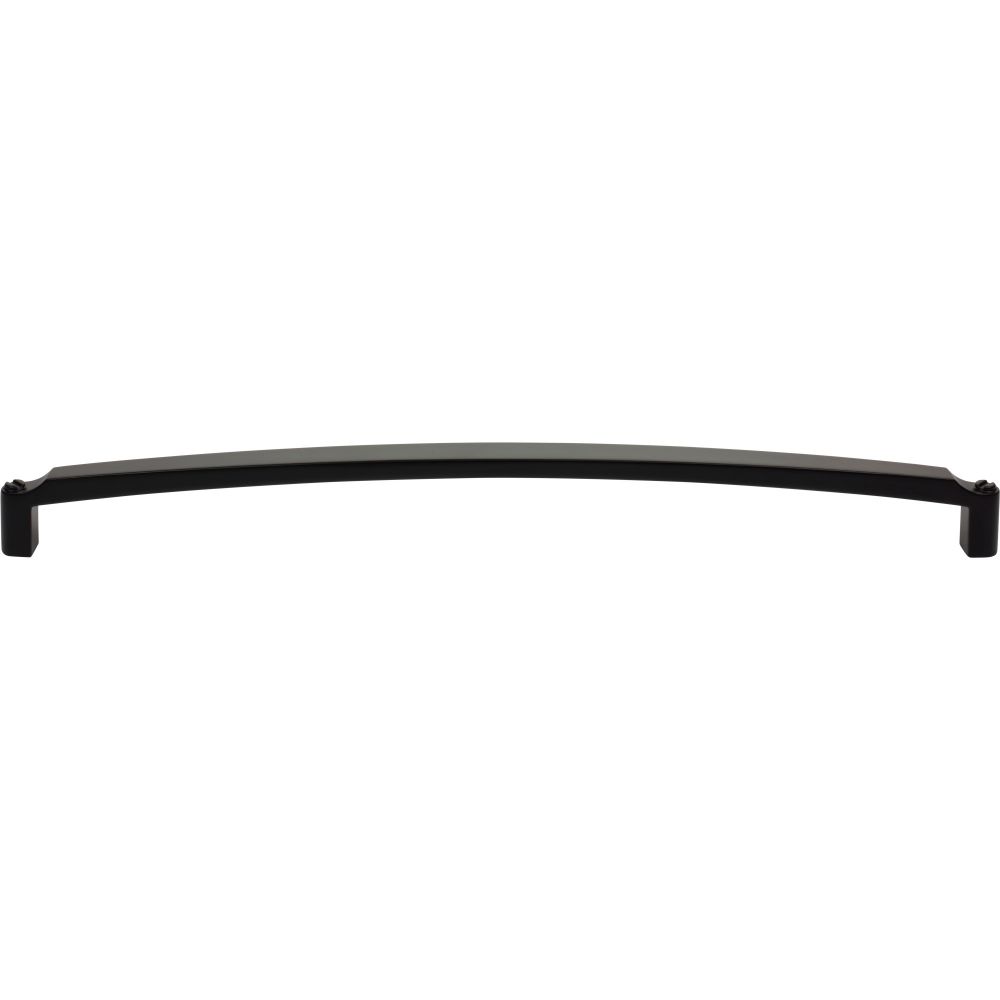Top Knobs TK3178BLK Haddonfield Appliance Pull 18" Center to Center in Flat Black