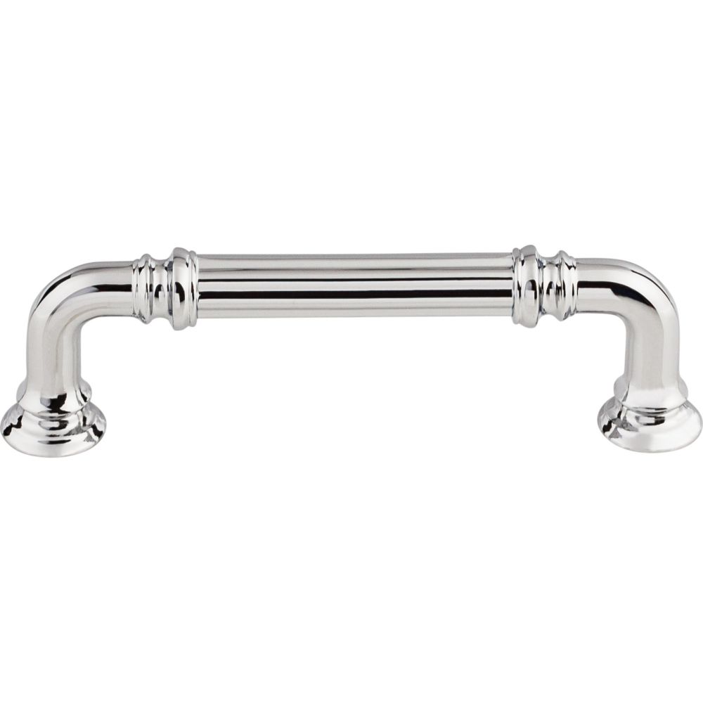 Top Knobs TK322PC Reeded Pull 3 3/4" (c-c) - Polished Chrome