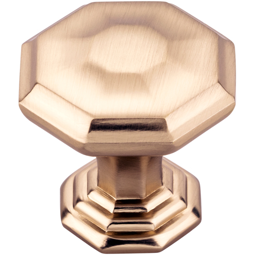Top Knobs TK340HB Chalet Knob 1 1/8 Inch - Honey Bronze