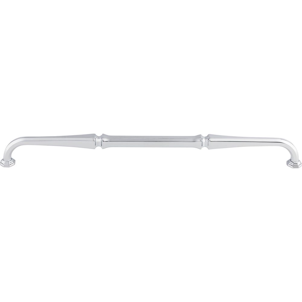 Top Knobs TK345PC Chalet Pull 12" (c-c) - Polished Chrome