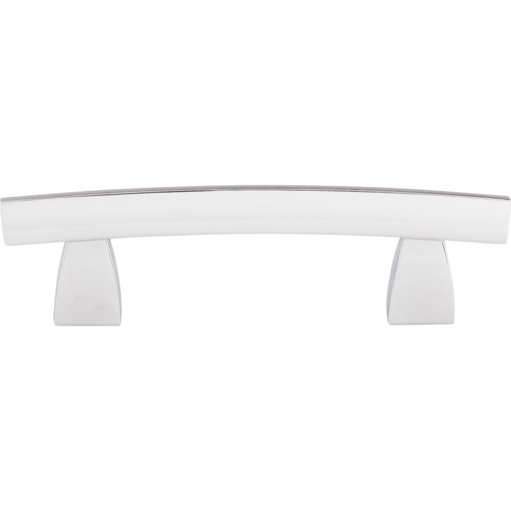 Top Knobs TK3PC Arched Pull 3" (c-c) - Polished Chrome