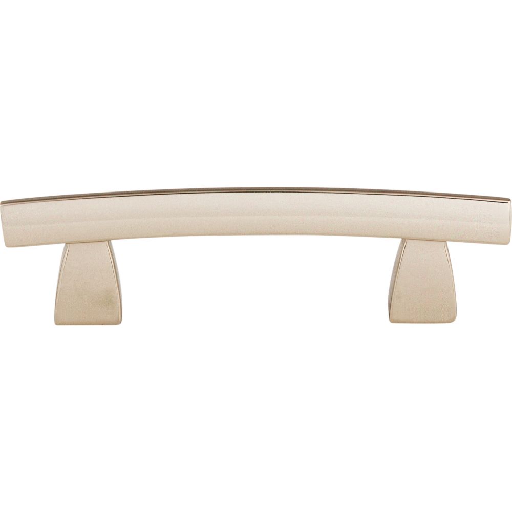 Top Knobs TK3PN Arched Pull 3" (c-c) - Polished Nickel
