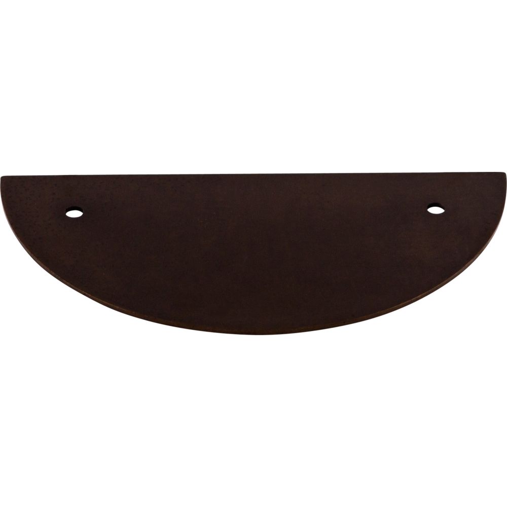 Top Knobs TK54ORB Half Circle Backplate 3 1/2" (c-c) - Oil Rubbed Bronze