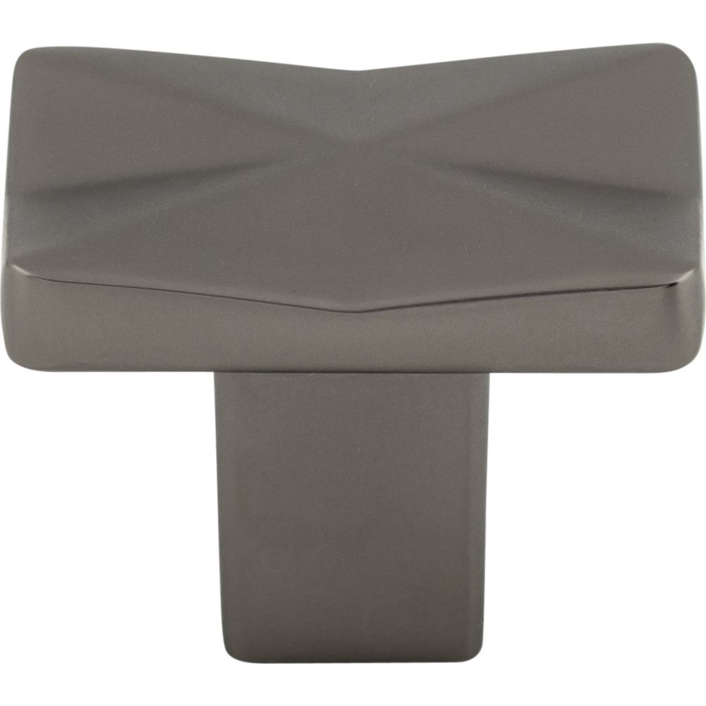Top Knobs TK560AG Quilted Knob 1 1/4 Inch - Ash Gray