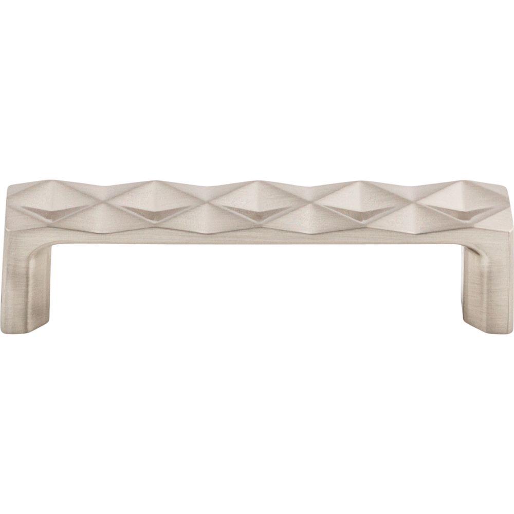 Top Knobs TK561BSN Quilted Pull 3 3/4" (c-c) - Brushed Satin Nickel