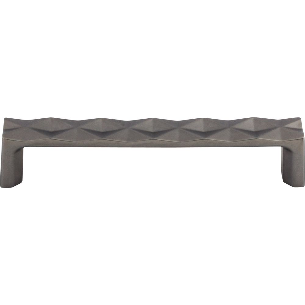 Top Knobs TK562AG Quilted Pull 5 1/16 Inch (c-c) - Ash Gray