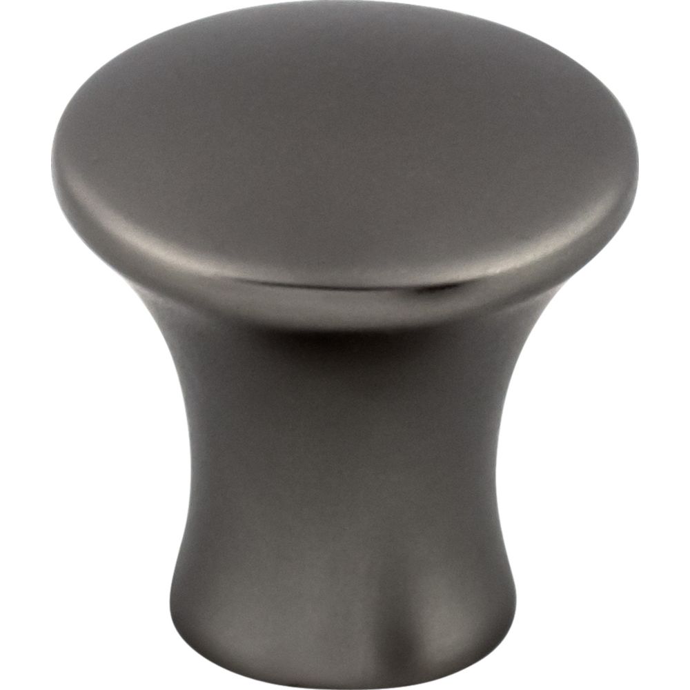 Top Knobs TK590AG Oculus Small Round Knob 7/8 Inch - Ash Gray