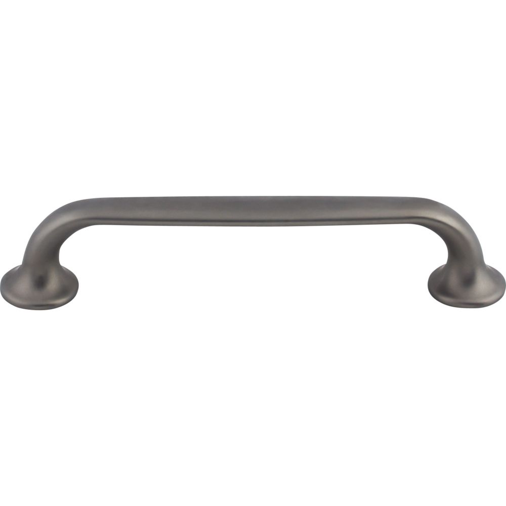 Top Knobs TK594AG Oculus Oval Pull 5 1/16 Inch (c-c) - Ash Gray