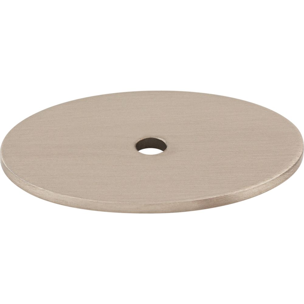 Top Knobs TK62BSN Oval Backplate Large 1 3/4" - Brushed Satin Nickel