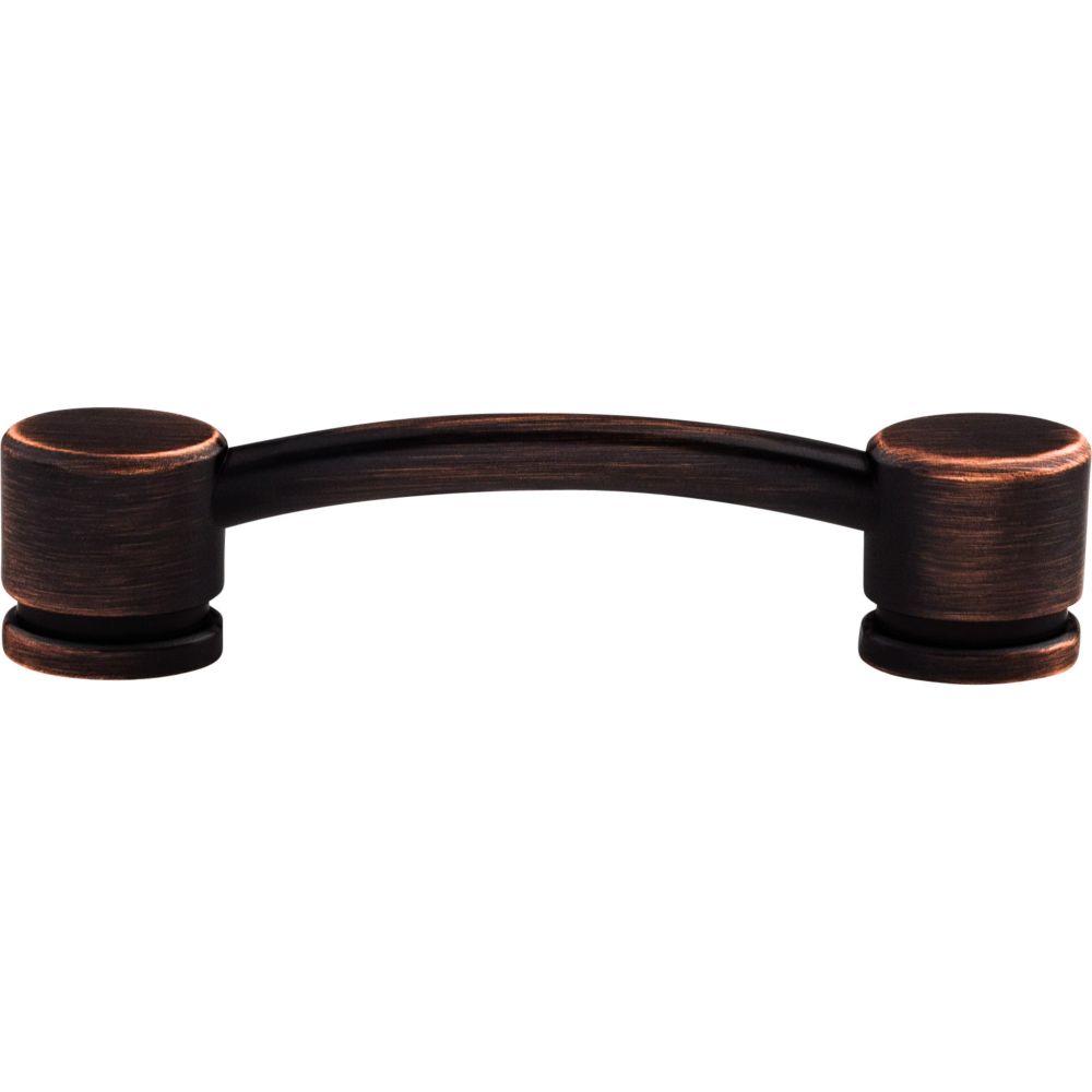 Top Knobs TK63TB Oval Thin Pull 3 3/4" (c-c) - Tuscan Bronze