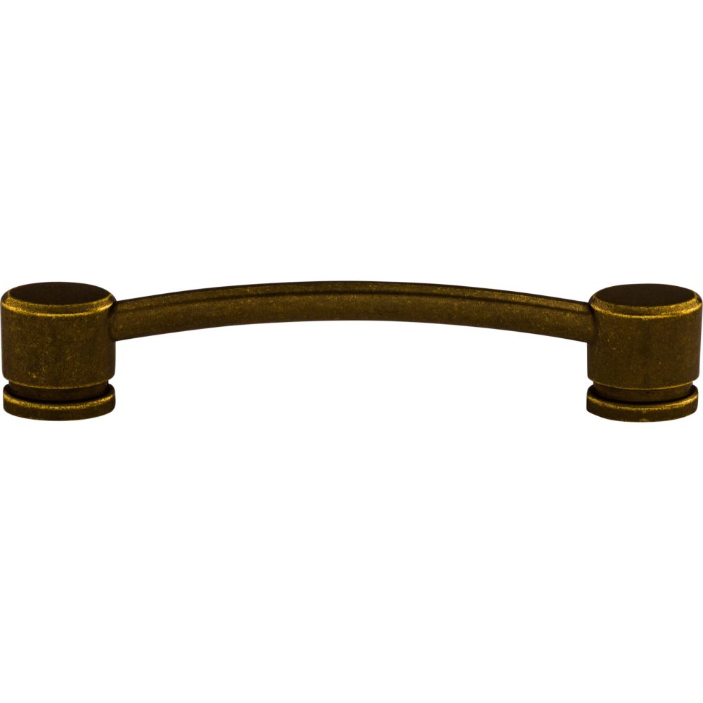 Top Knobs TK64GBZ Oval Thin Pull 5" (c-c) - German Bronze