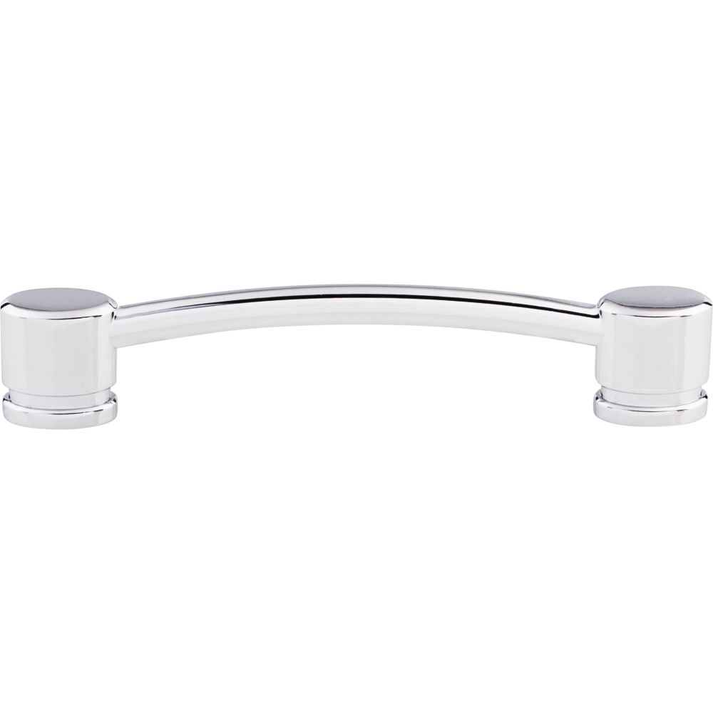 Top Knobs TK64PC Oval Thin Pull 5" (c-c) - Polished Chrome