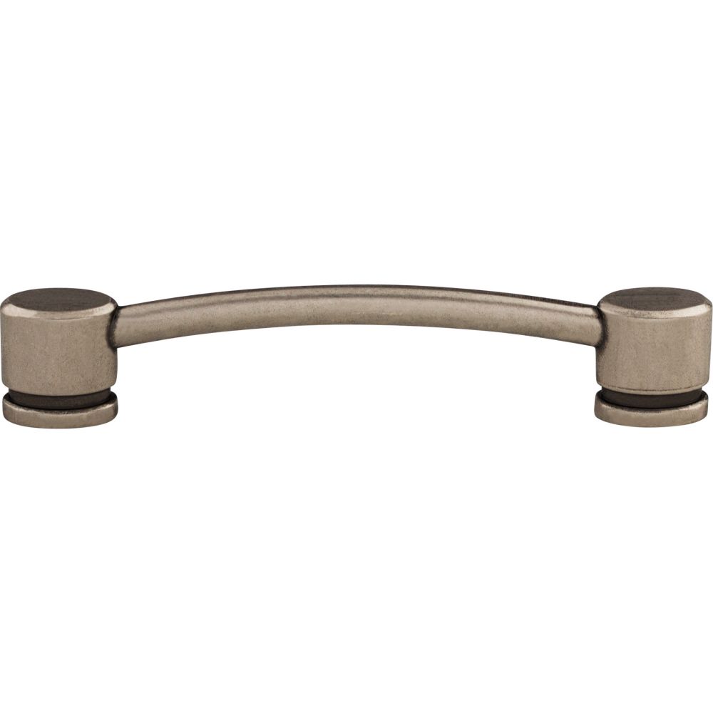 Top Knobs TK64PTA Oval Thin Pull 5" (c-c) - Pewter Antique