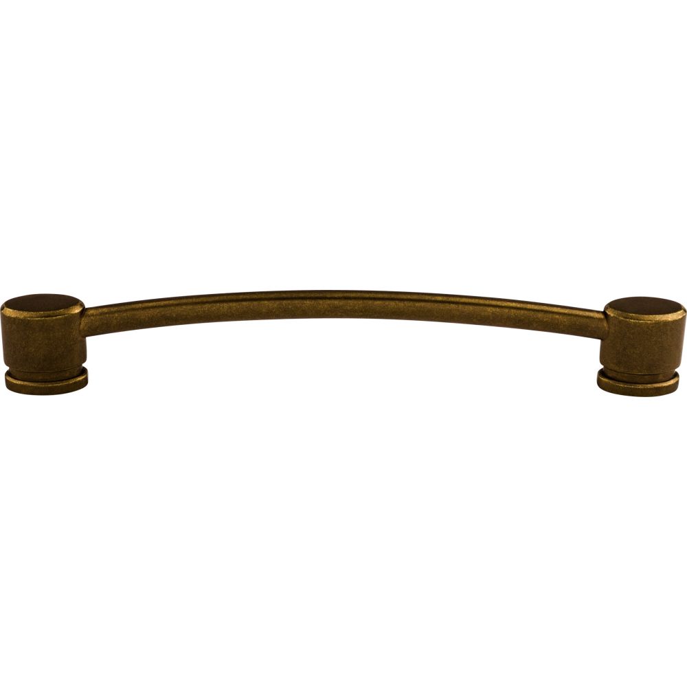 Top Knobs TK65GBZ Oval Thin Pull 7" (c-c) - German Bronze