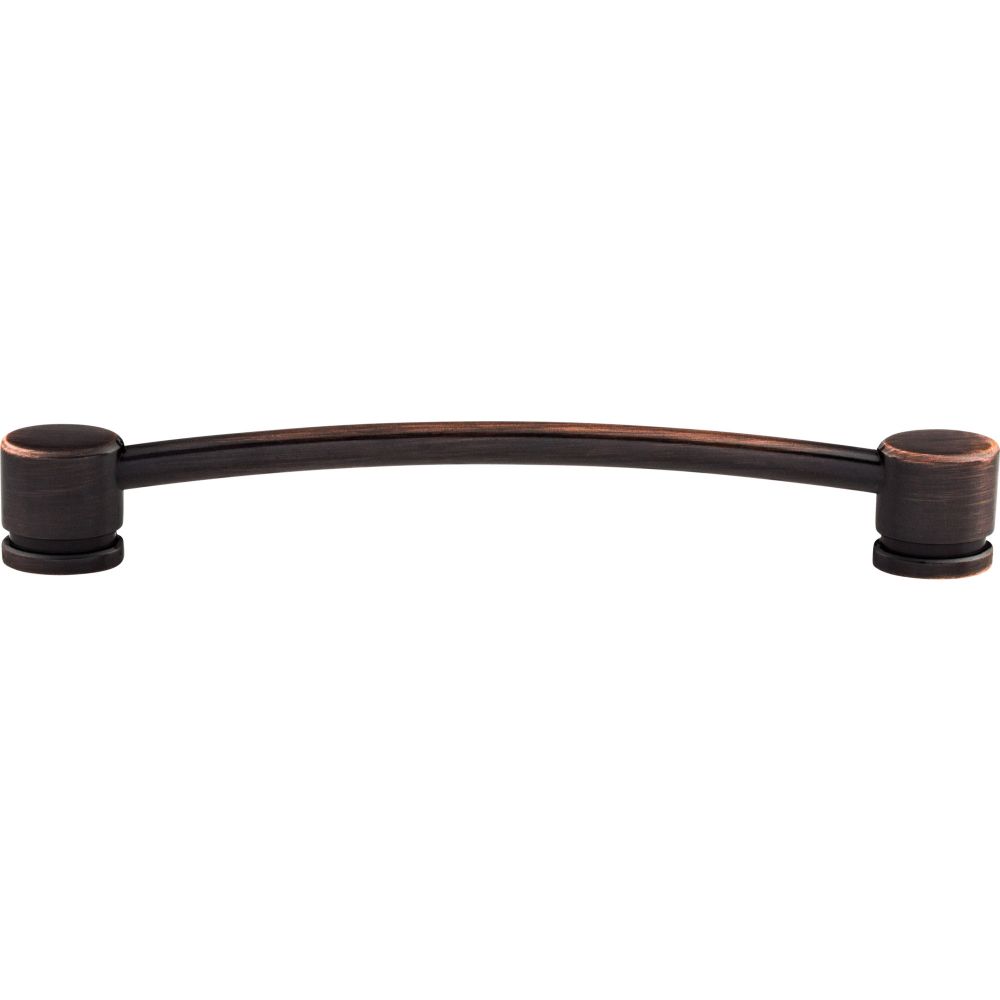 Top Knobs TK65TB Oval Thin Pull 7" (c-c) - Tuscan Bronze