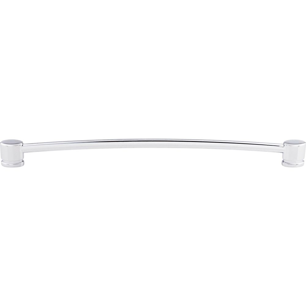 Top Knobs TK66PC Oval Thin Pull 12" (c-c) - Polished Chrome