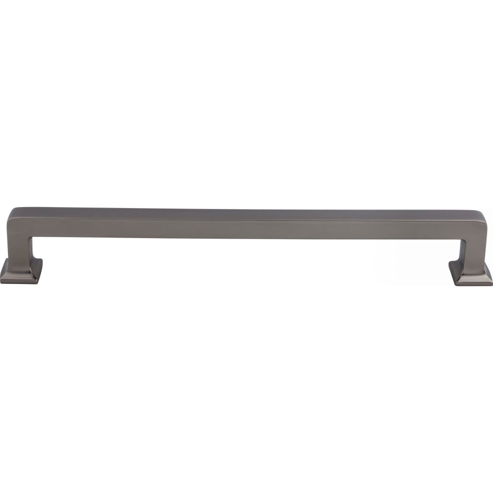 Top Knobs TK709AG Ascendra Appliance Pull 12 Inch (c-c) - Ash Gray