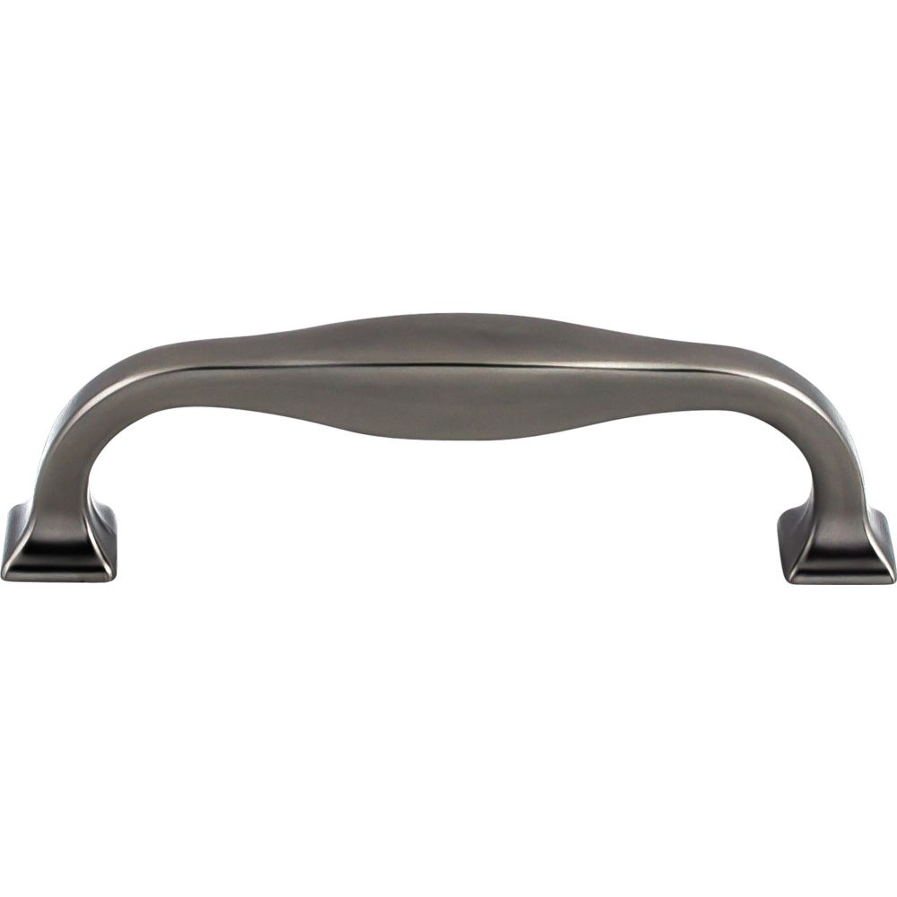 Top Knobs TK722AG Contour Pull 3 3/4 Inch (c-c) - Ash Gray