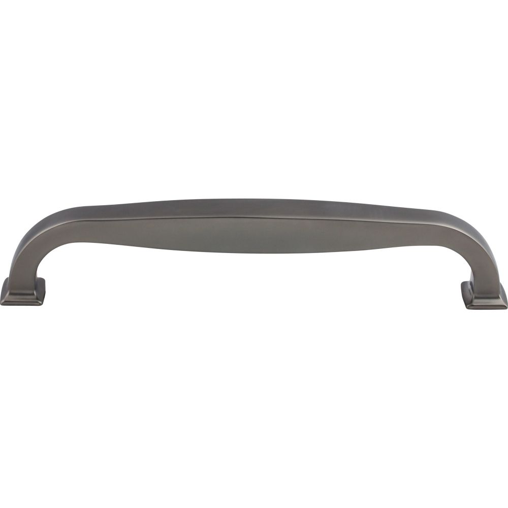 Top Knobs TK727AG Contour Appliance Pull 8 Inch (c-c) - Ash Gray