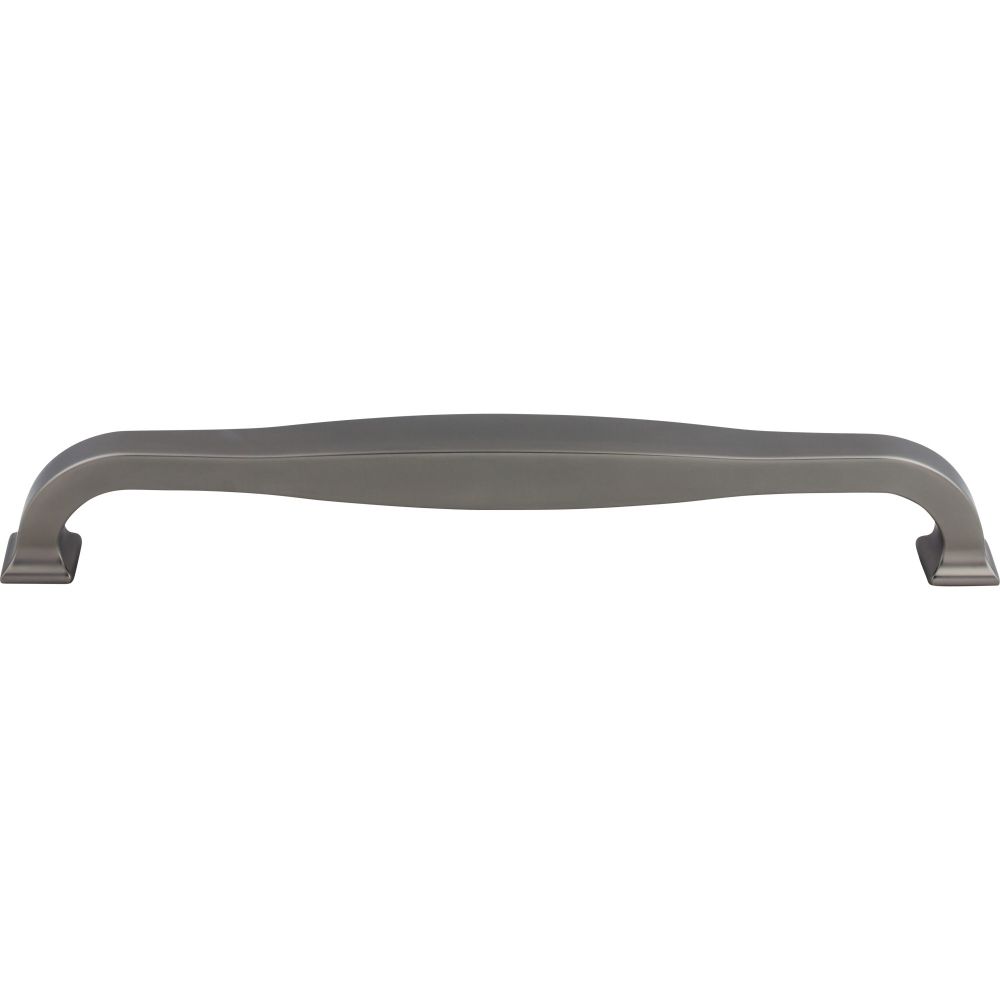 Top Knobs TK728AG Contour Appliance Pull 12 Inch (c-c) - Ash Gray