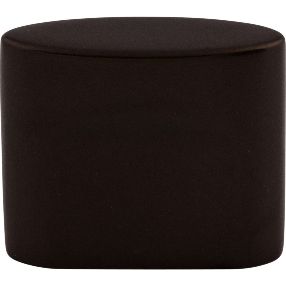 Top Knobs TK73ORB Oval Slot Knob Small 3/4" (c-c) - Oil Rubbed Bronze